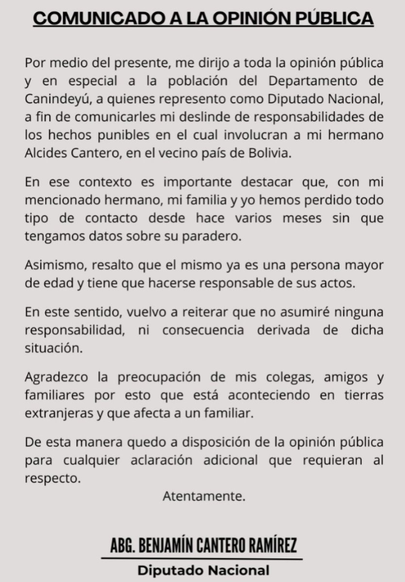 Diputado Benjamin Cantero Ramirez (@dipbenjacantero) on Twitter photo 