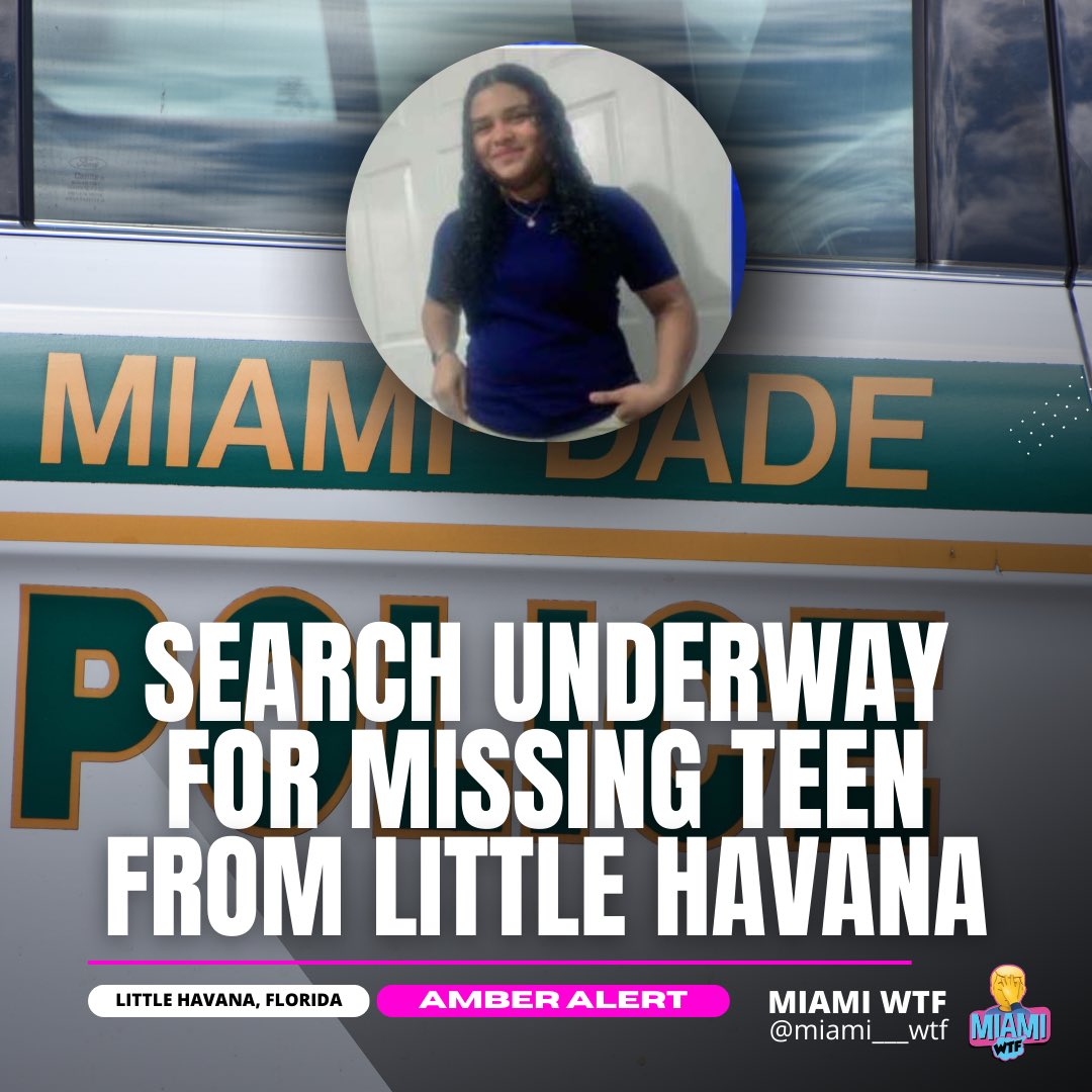 14-Year-Old Teen girl reported missing
in Little Havana | PLEASE SHARE THIS