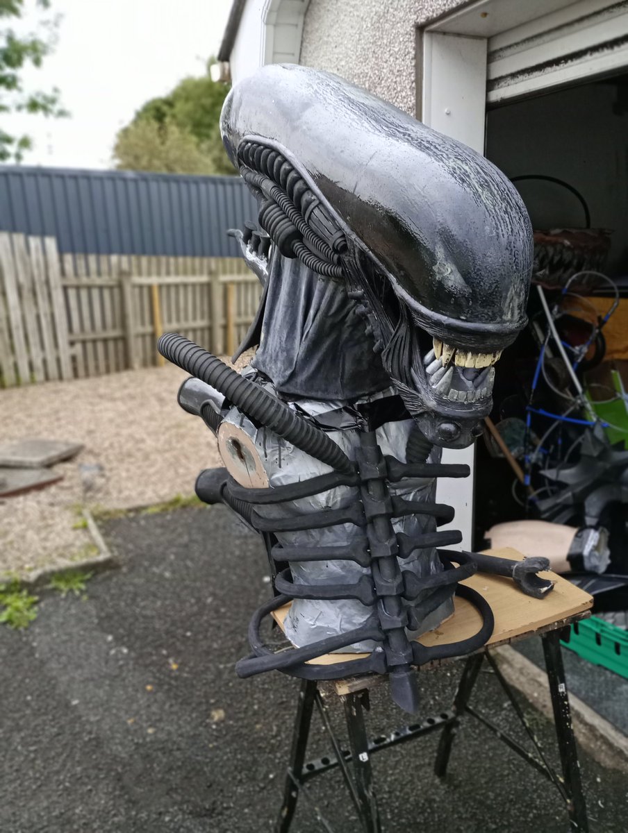 rollotomasi1964's tweet photo. Zenomorph build coming along nicely.....#alienromulus #zenomorph https://t.co/0SO7JhrqQa