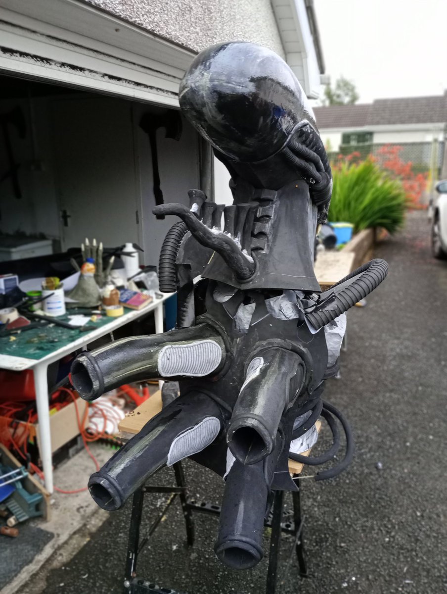 rollotomasi1964's tweet photo. Zenomorph build coming along nicely.....#alienromulus #zenomorph https://t.co/0SO7JhrqQa