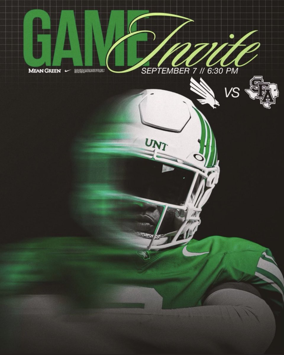 Appreciate the invite!!! <a href="/MeanGreenFB/">UNT Football</a> <a href="/TrustMyEyesO/">⭕️FFERTUNITY</a>  Excited for the 2024 season!