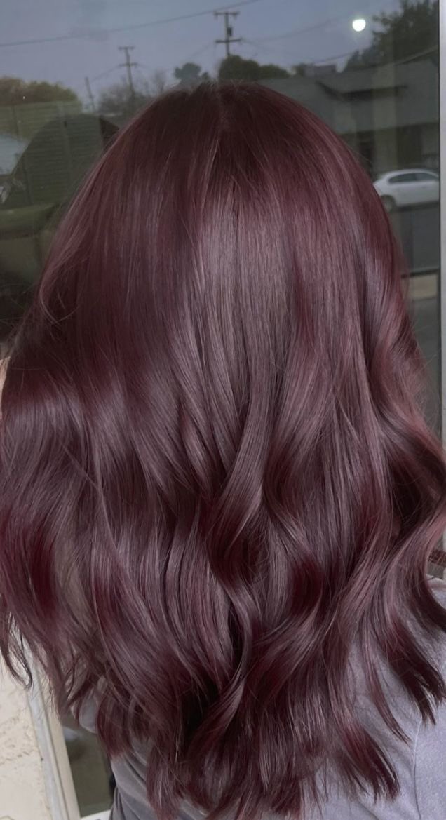 cherry brown hair