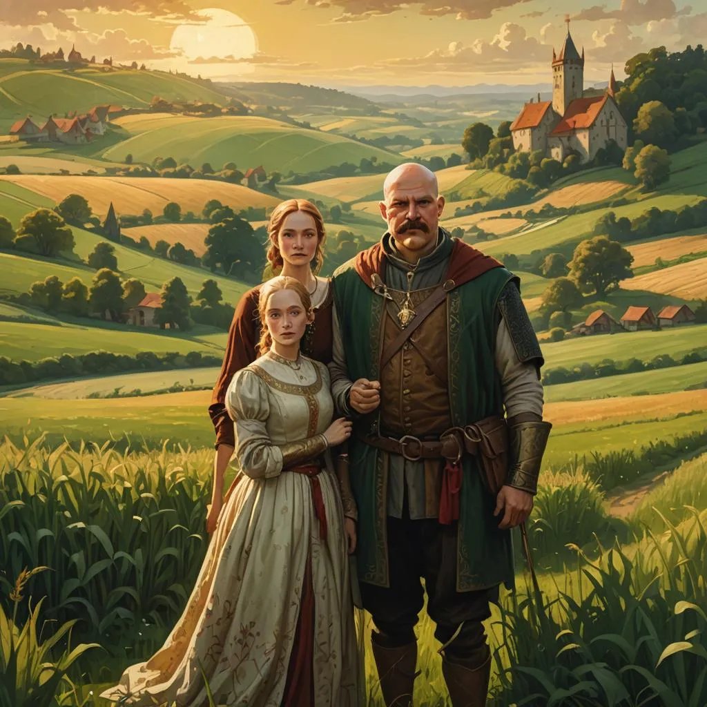 WritingByErik's tweet photo. #Lerand another man seated at #Krand's council.
"He was a bigger man, more belly than muscle. A red moustache and a bald head, and the only trouble he ever seemed to have was pairing the proper wine to his dinners."
#LightsCrusade #Wattpad #Fantasy #AIart #Fantasycharacter #OC https://t.co/MK8Jzj2SNr