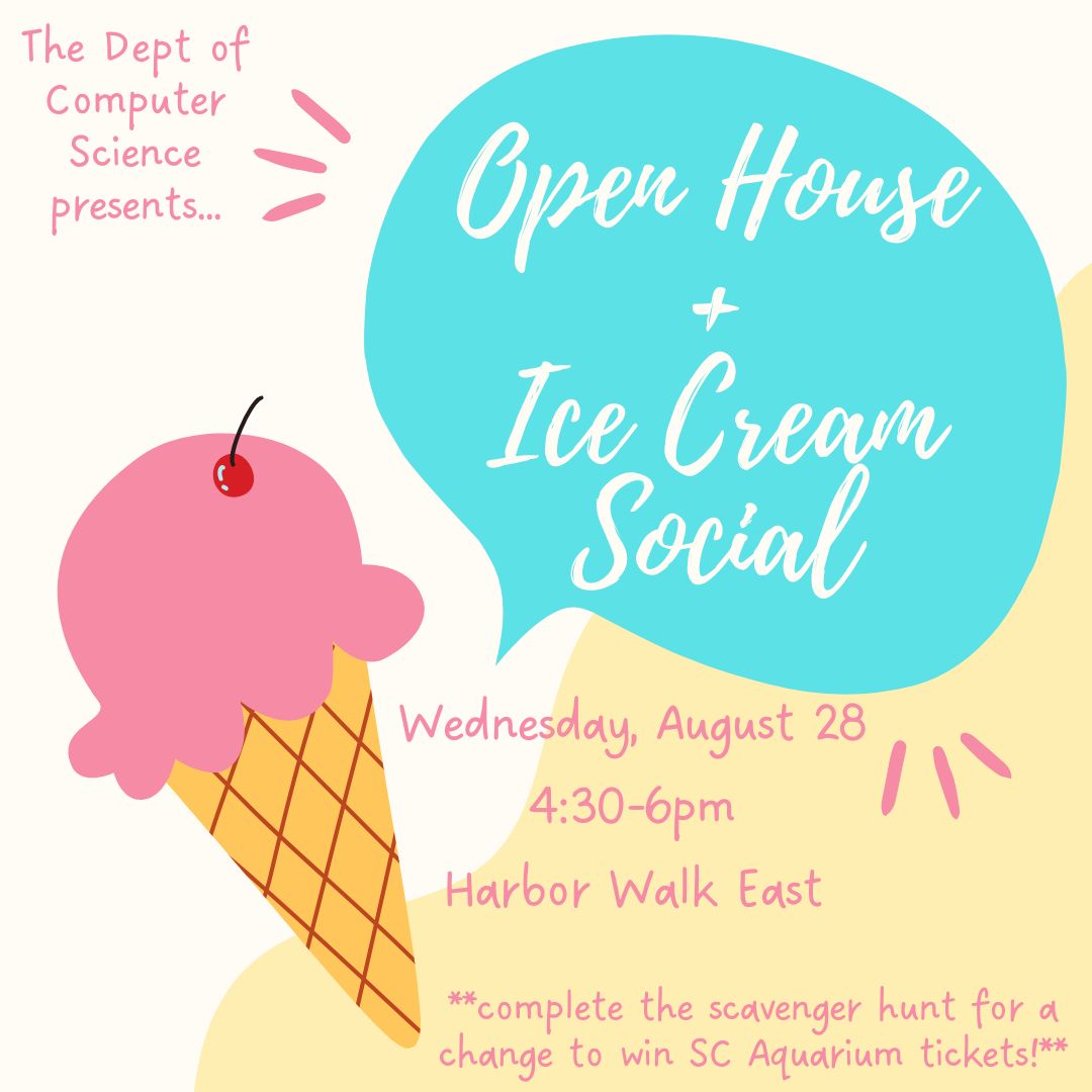 csatcofc's tweet image. Join us to learn more about all the department has to offer, meet fellow students....and enjoy some ice cream!