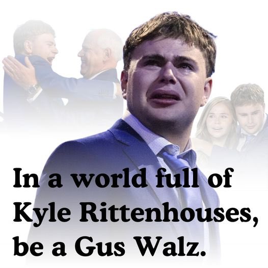 DavidLeavitt's tweet photo. In a world full of Kyle Rittenhouses, be a Gus Walz https://t.co/f50EWIzJer