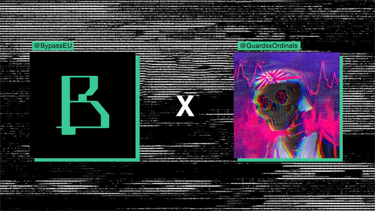 BypassEU's tweet photo. We are excited to announce our collaboration with 
@GuardsxOrdinals ⚔️ by @ArtographyEth &amp; @kingxerox5 🔥

An immortal &amp; independent community of 666 degen people on the world's most secure and decentralized network🟧 Powered by Bitcoin x Art https://t.co/oBrIET4qXz