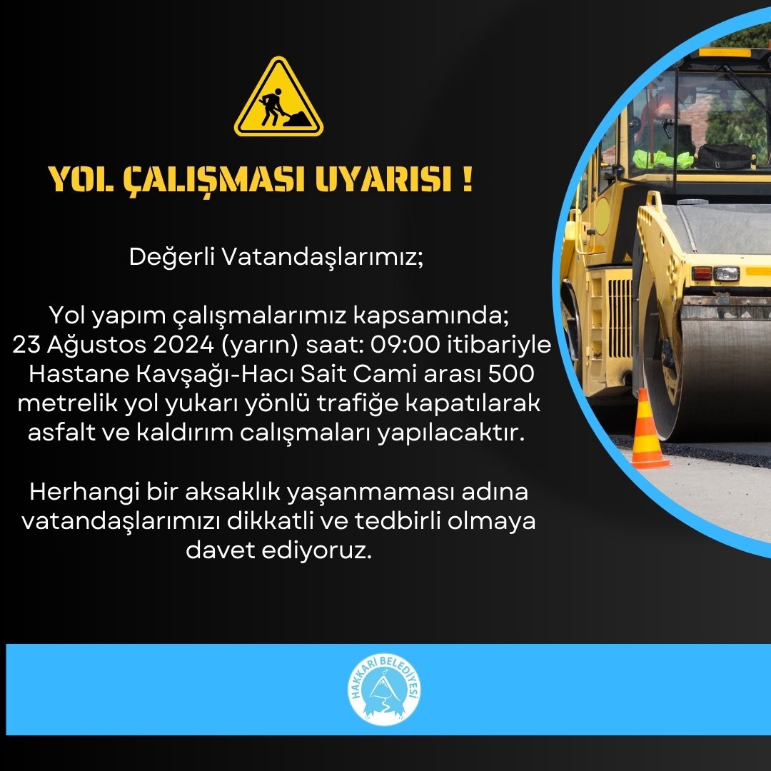 Hakkari Belediyesi tweet media
