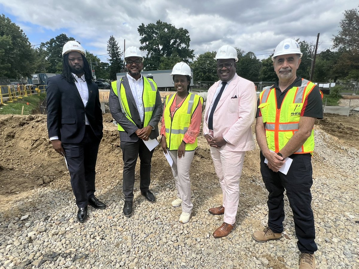 DCHFA's tweet photo. DCHFA celebrated the groundbreaking of One Hawaii in Ward 5. The new Fort Totten development will consist of 70 units reserved for 80% AMI or less.
#WeAreDCHFA #DCHFA45 https://t.co/0ejfx5585v