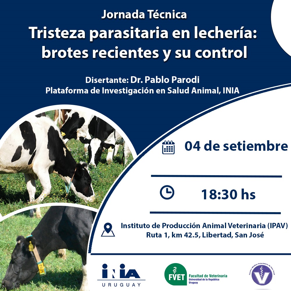HernandezJuanpe's tweet photo. Para agendar, jornada presencial abierta y gratuita organizada por el Centro Médico Veterinario de San José, la Plataforma de Salud Animal de @INIA_UY y la @fvetuy. 
Inscripción previa en:

https://t.co/VuZts5gNCC https://t.co/x0b8ZBMOQ5