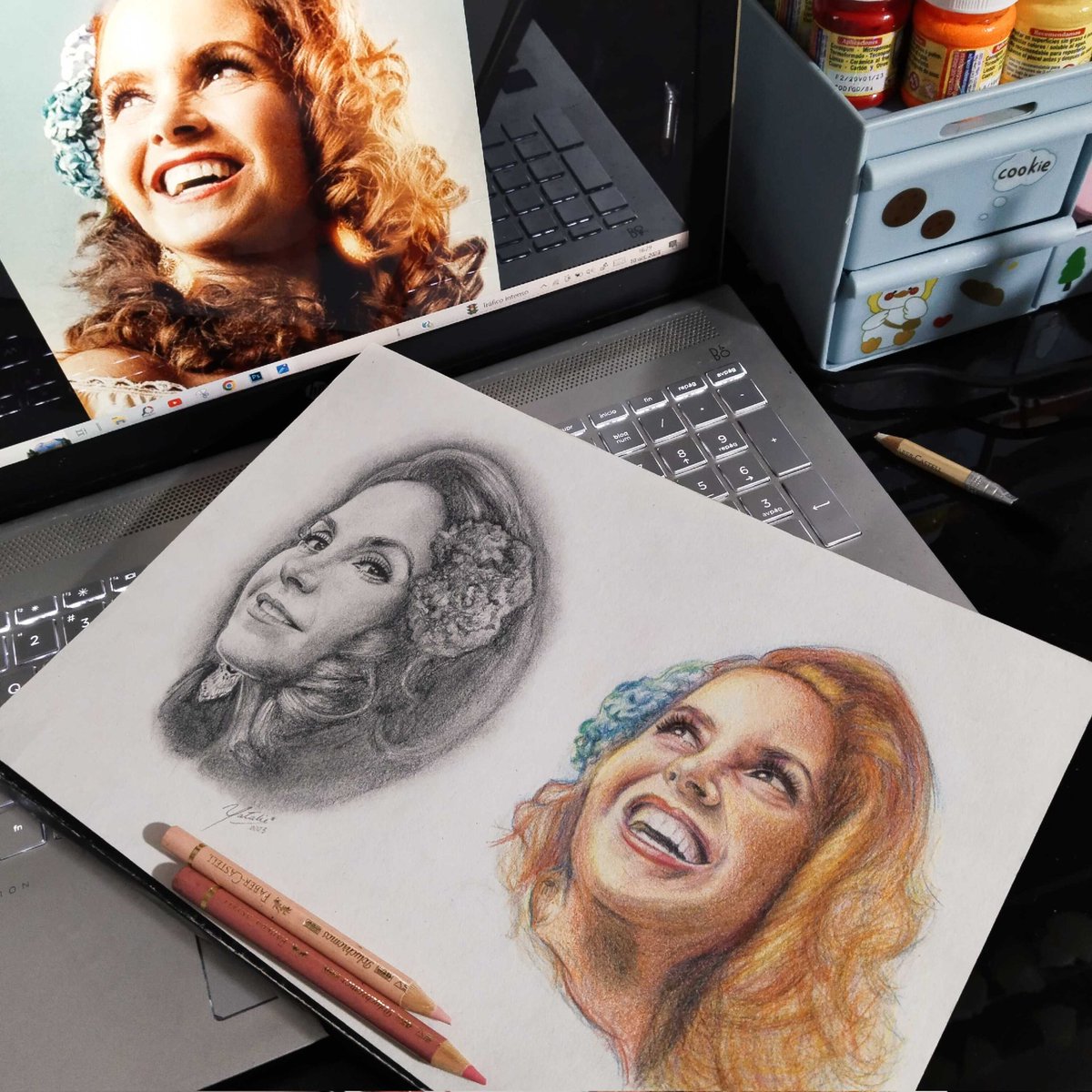 <a href="/LuceroMexico/">Lucero</a> Adorada! Hoy es mi cumple UwU, mis deseos para mi misma es siempre tener ese mismo entusiasmo de dibujarte, admirarte y seguirte por todos los años que tenga de vida, Gracias por ser parte de mi vida ✨🎂