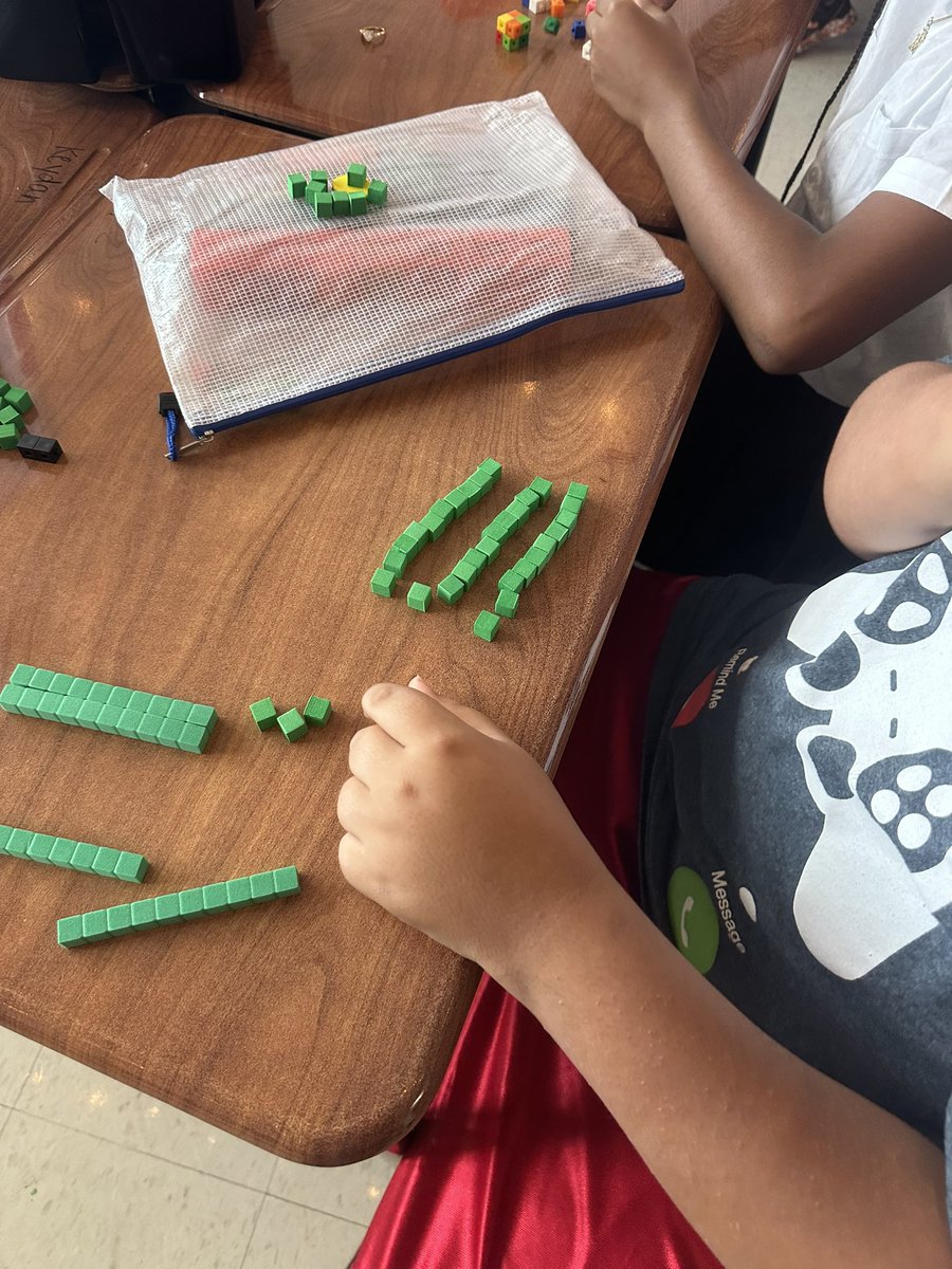 feelyinfifth's tweet photo. In math, we explored how to solve problems with manipulatives! @elementary_east @HBrondel https://t.co/44ruZodgpt