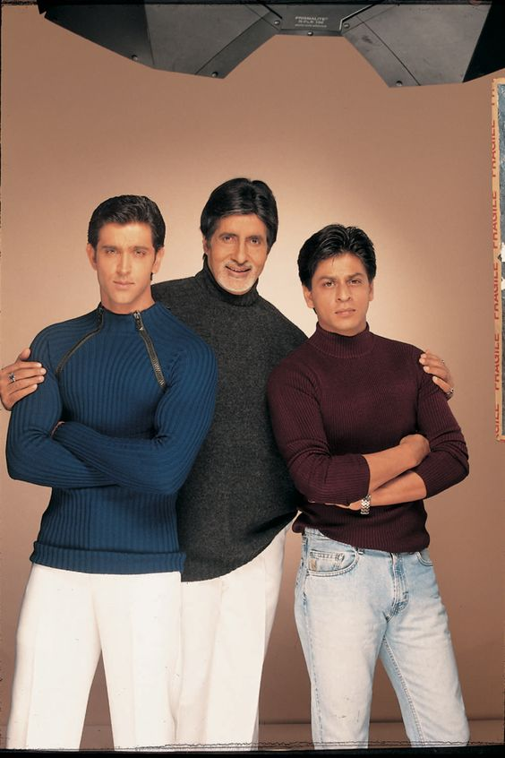 — hrithik roshan, amitabh bachchan and shah rukh khan
