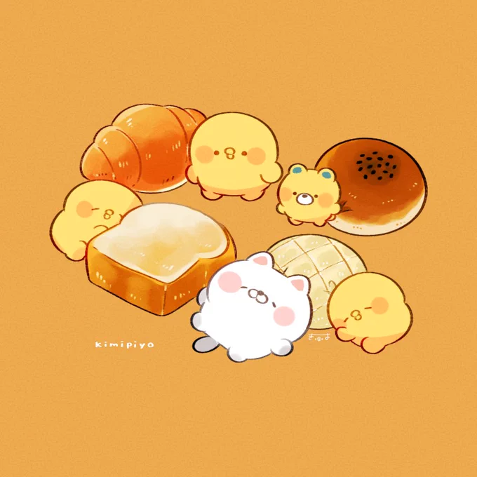 パンといっしょに#きみピヨ 