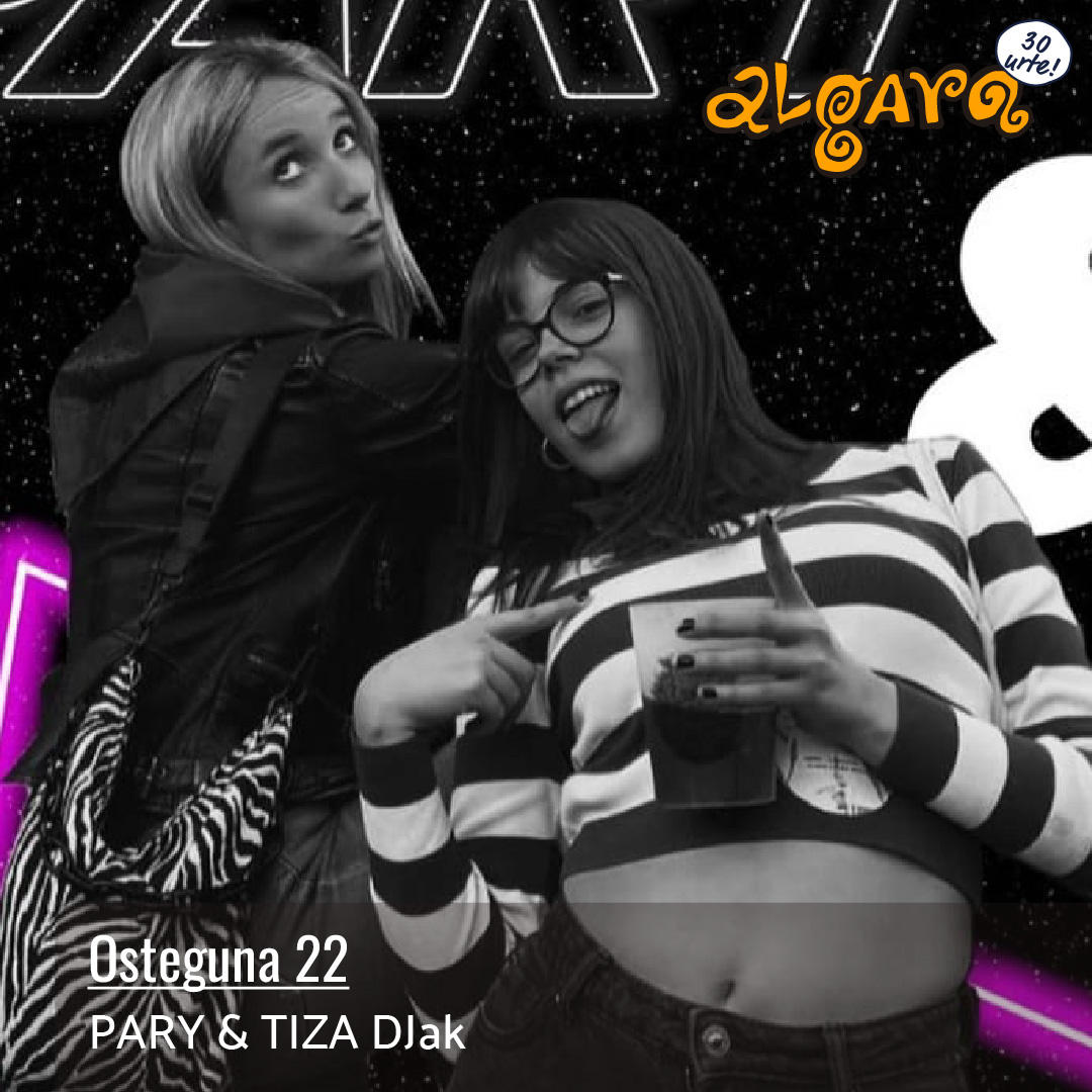 Gaur gauean kontzertu itzela... eta gau dantzagarria 23:00 ALGARAn:

AFRIKA
AKATZ

eta gero... PARY &amp; TIZA DJak
#HirietaHerri #AsteNagusia24 <a href="/konpartsak/">Bilboko Konpartsak</a> <a href="/superakatz/">Akatz</a>