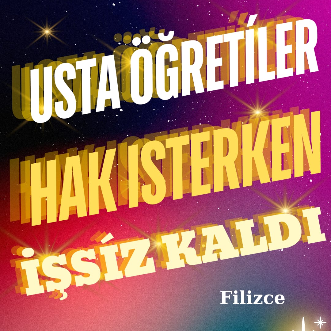 #USTAogreticiyeHAKyokKOTAvar 
Sayın Cumhurbaşkanım Bu Adaletsizliğe dur denilmeli partinizin adına yakışır hareket edilmeli ve Adalet sağlanmalıdır.Sayın <a href="/Yusuf__Tekin/">Yusuf Tekin</a> bu yanlıştan dönmelidir.
MEUS-FED Genel Başkanı 
Canan ÜNVER 
 <a href="/RTErdogan/">Recep Tayyip Erdoğan</a> 
<a href="/tcmeb/">Millî Eğitim Bakanlığı</a> 
<a href="/Yusuf__Tekin/">Yusuf Tekin</a> 
<a href="/_aliyalcin_/">Ali YALÇIN</a>