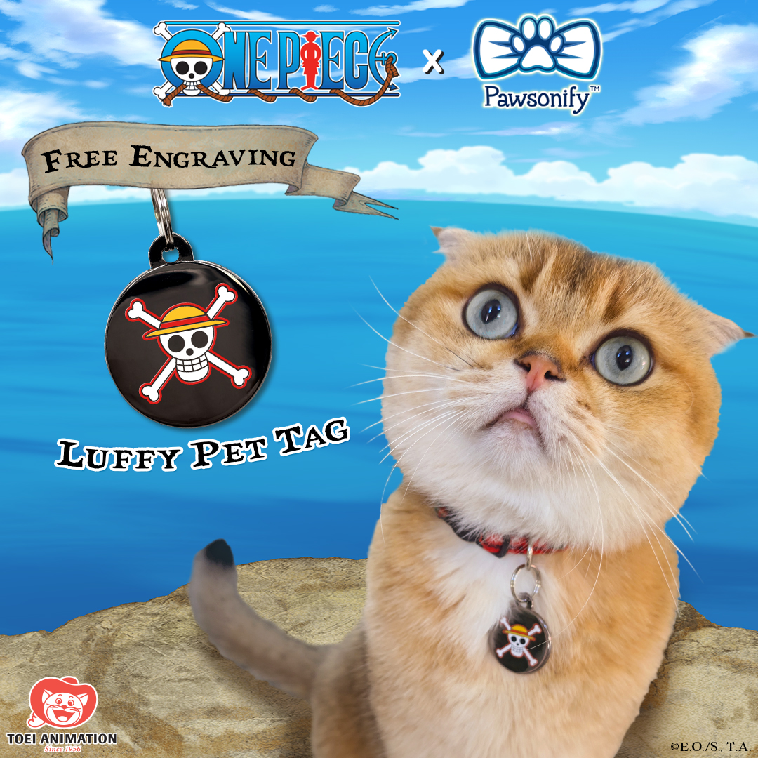 Pawsonify's tweet photo. Ready to sail the Grand Line with your four-legged crewmate? Gear up for your next adventure with the Luffy Pet Tag! Because every good pirate needs a loyal crew member!
#Pawsonify #OnePiece #EiichiroOda #MonkeyDLuffy #OnePiecePets #PetGear #PetFashion #OnePieceCollection https://t.co/0c1BtBC3u8