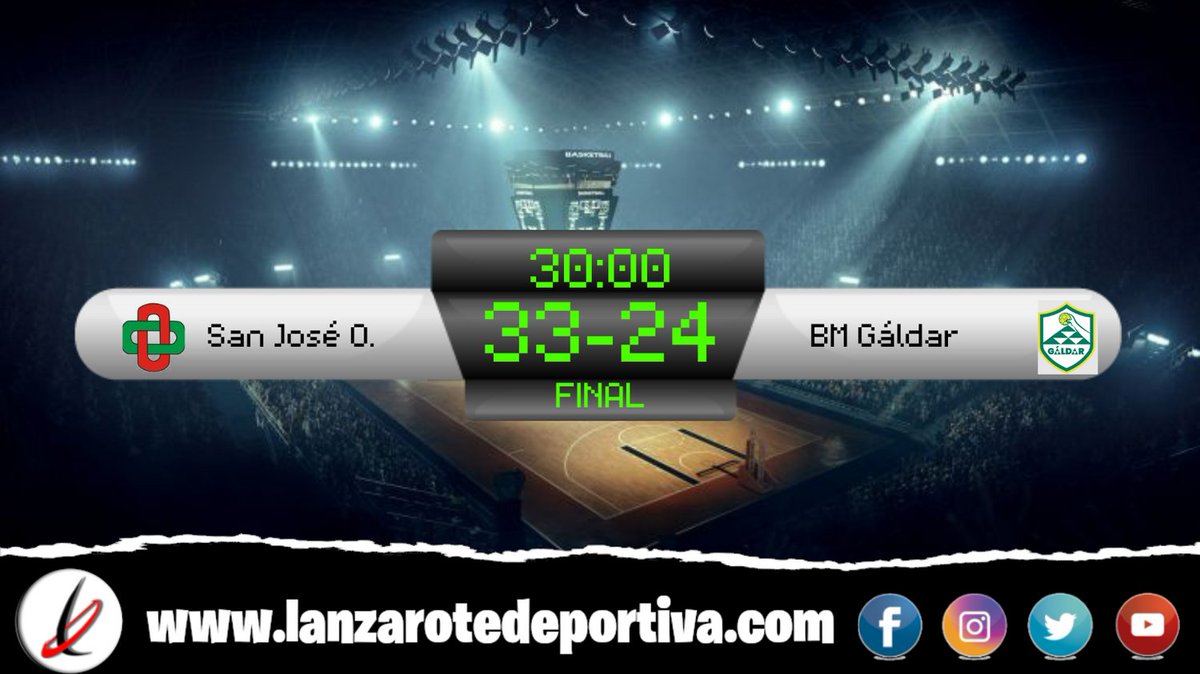 🤾🏼‍♂️ #Balonmano 
🏆 Torneo San Ginés
📆 Jornada 01
📍 Titerroy

🔴⚫️ <a href="/BMSanJoseObrero/">C.D.Balonmano San Jose Obrero</a>
🟡🟢 <a href="/balonmanogaldar/">Balonmano Gáldar Gran Canaria</a>