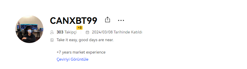 500$ > 1275$ 📈

COPY ETKİNLİĞİ DEVAM EDİYOR. 

Hedefimiz büyük para ile tek seferde vurup çıkmak değil.  

Küçük paralarla sürdürülebilir kazançlar elde etmek. 

500$ ile başlattığım etkinlik +303 takipçisiyle birlikte devam ediyor.  

Şimdilik kasa +1275$.

Acelemiz yok,