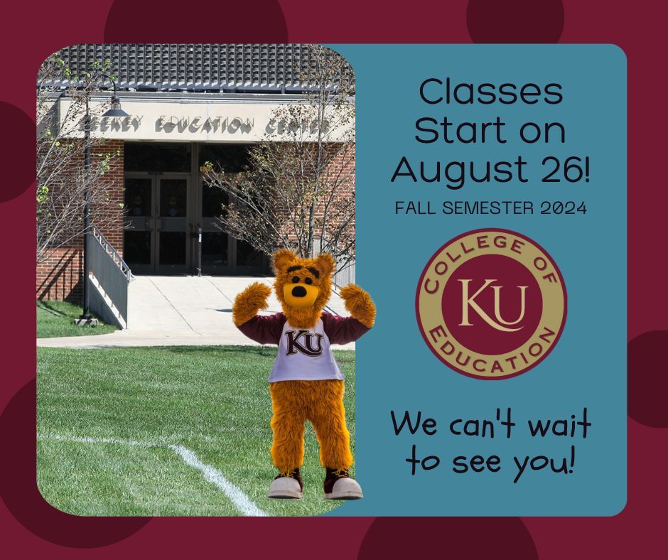KU College of Education (@kutztowncoe) on Twitter photo Kutztown University's College of Education looks forward to welcoming its students to the Fall 2024 semester. Classes begin on August 26th! <a href="/KutztownU/">Kutztown University</a> #BacktoSchool #EducationAtKU #KUCOE #ItsGoodToBeGolden #LoveWhatYouLearnAtKUCOE Kutztown University's College of Education looks forward to welcoming its students to the Fall 2024 semester. Classes begin on August 26th! <a href="/KutztownU/">Kutztown University</a> #BacktoSchool #EducationAtKU #KUCOE #ItsGoodToBeGolden #LoveWhatYouLearnAtKUCOE
