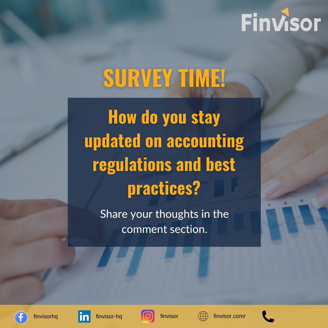 How do you stay updated on accounting regulations and best practices? Leave a comment below to share your thoughts 😃

Visit finvisor.com today for a free consultation and see how we can fuel your business growth.

#accounting #finance #businesstips #fractionalcfo