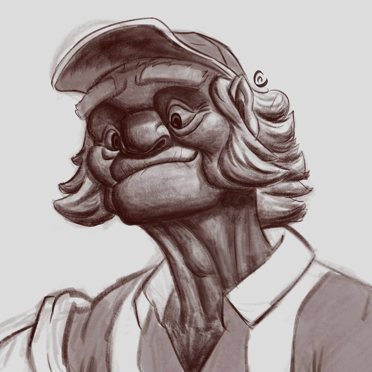 Got in the zone with rendering this random guy recently