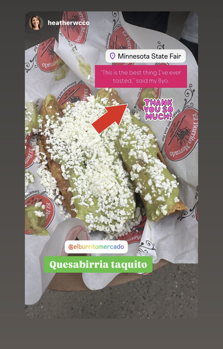 We love your positive reviews! Thanks <a href="/heatherbrown21/">Heather Brown</a> for the sweet shout out from your son! Find us in the International Bazaar <a href="/mnstatefair/">Minnesota State Fair</a> 🎡 We are a new food vendor! <a href="/WCCO/">WCCO | CBS News Minnesota</a>