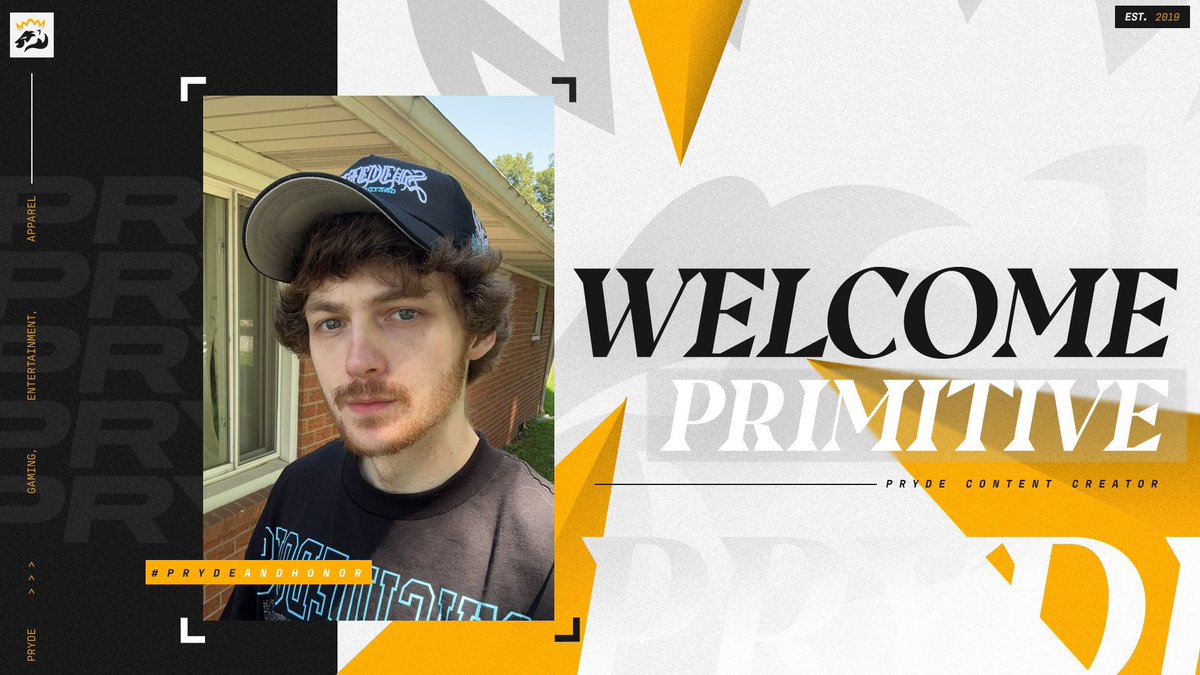 Pryde (@ggpryde) on Twitter photo NEW CREATOR DAY!! ๐ฆ
Please join us in welcoming <a href="/PrimitiveIQ/">Primitively / Alex</a> to Pryde as our NEWEST content creator NEW CREATOR DAY!! ๐ฆ
Please join us in welcoming <a href="/PrimitiveIQ/">Primitively / Alex</a> to Pryde as our NEWEST content creator