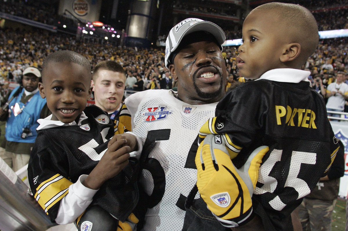 HolsingerRiley's tweet photo. Joey Porter Jr. was born to be a Pittsburgh Steeler.

He’s grown up with “uncles”  like Ike Taylor and Troy Polamalu giving him tips to help him become the next dominant CB.

Hear from Ike, JPJ and Joey Sr tonight at 5 on how his upbringing has forged him as a player!

@WTAJnews https://t.co/5MD2Ao7Vnq