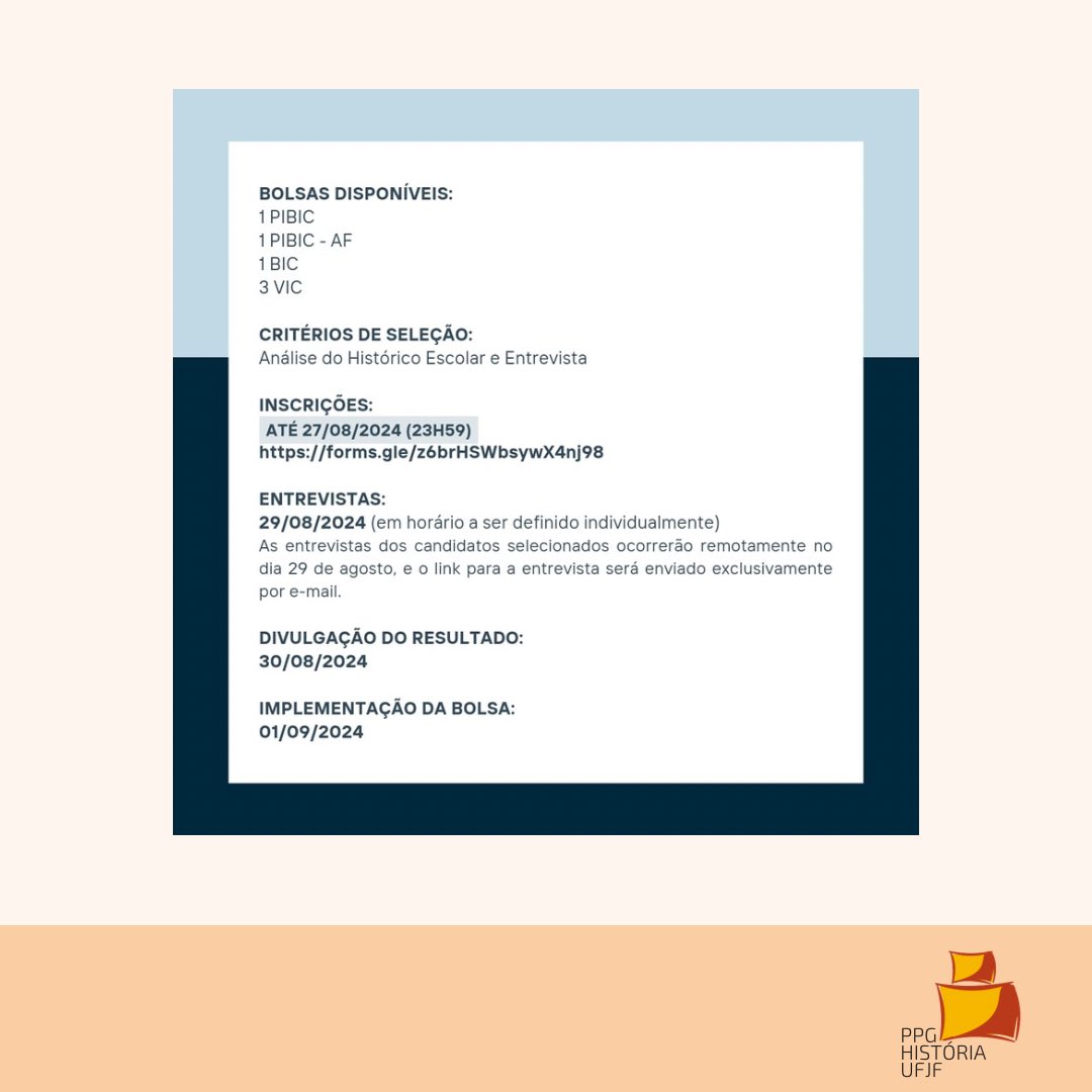 ppghufjf's tweet photo. As inscrições estão abertas para discentes interessados em trabalhar com o Prof. Dr. Leandro Pereira Gonçalves em projetos de iniciação científica. Os projetos disponíveis são:

1) Conexões e interações: fascismos e corporativismos na América Latina https://t.co/GTyVfXjAkD