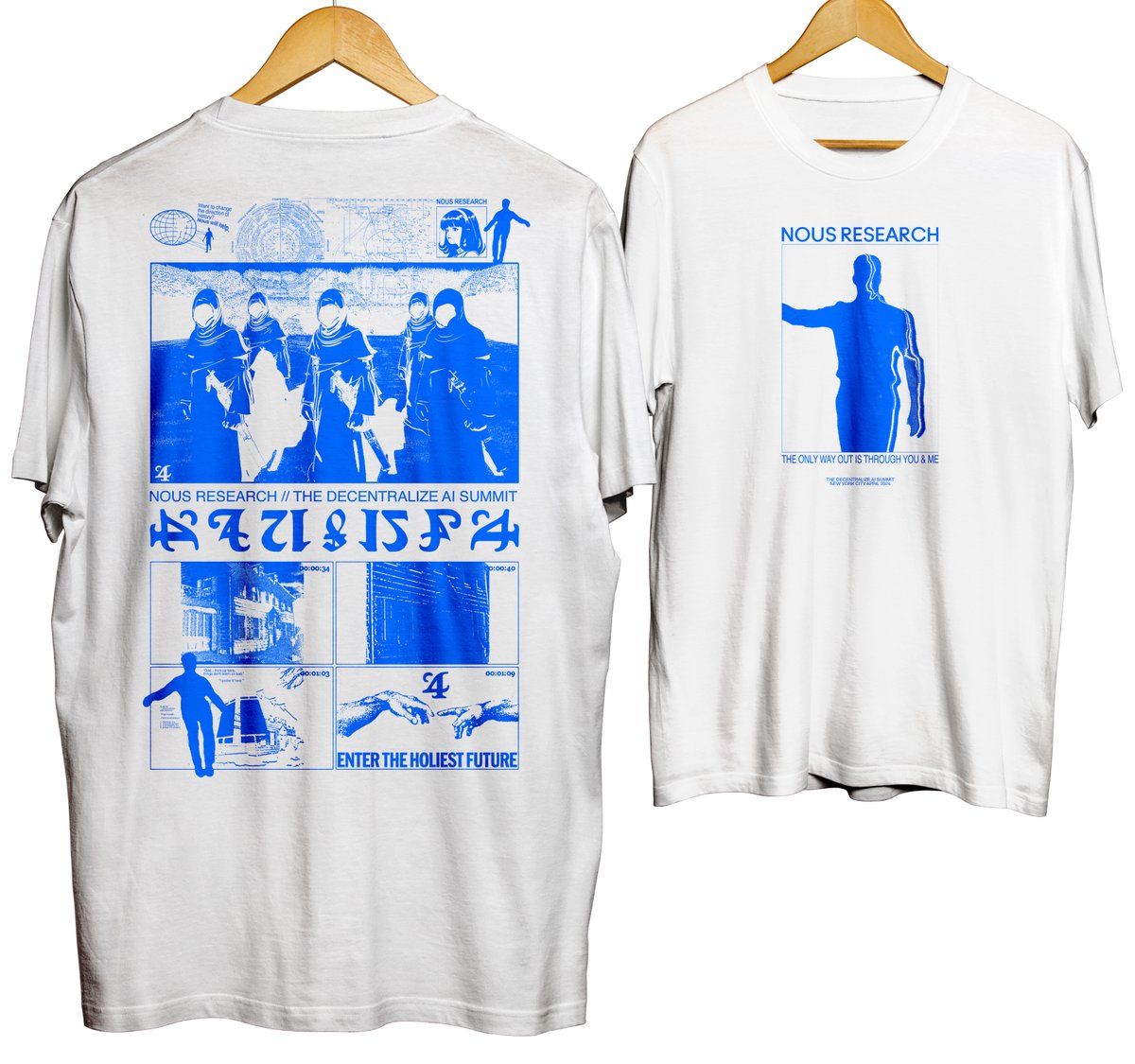 NousResearch's tweet photo. Many have asked, and now it's here: 
Official Nous Research merchandise is live.

https://t.co/3rvxx80bU7

This launch batch features some highly-requested reprints of from previous events. And you should expect even more pieces in the near future. https://t.co/bKhjgjJ2eU