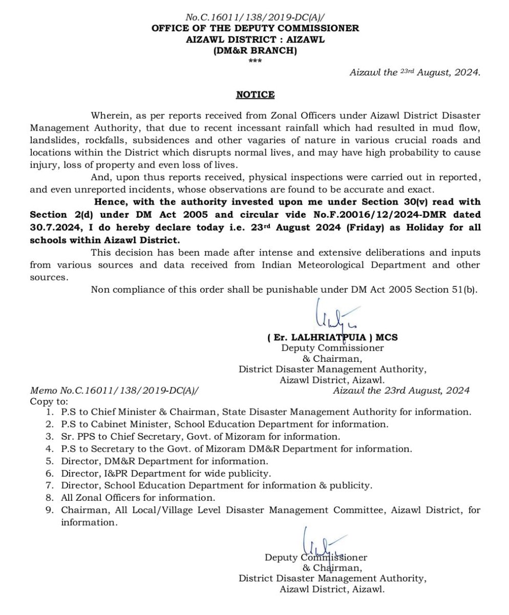 DIPRMizoram tweet media