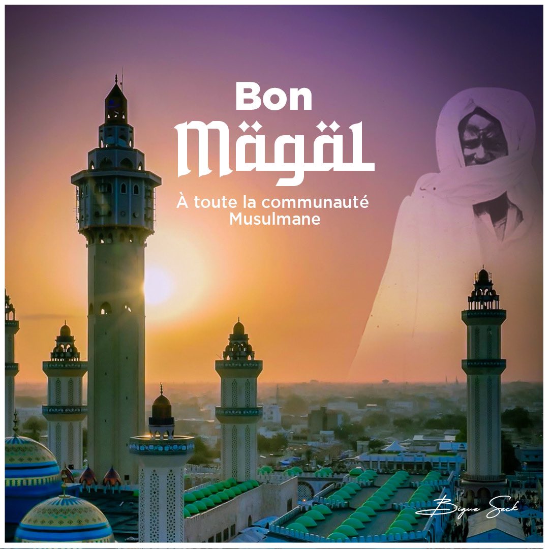 Je souhaite à toute la communauté musulmane du Sénégal un excellent Magal de Touba.

Que les enseignements de Cheikh Ahmadou Bamba apportent paix, inspiration, et renforcent les liens de solidarité et d’unité. 
Prudence sur les routes !!!

#18Safar #MagalTouba2024 #BigueSeck