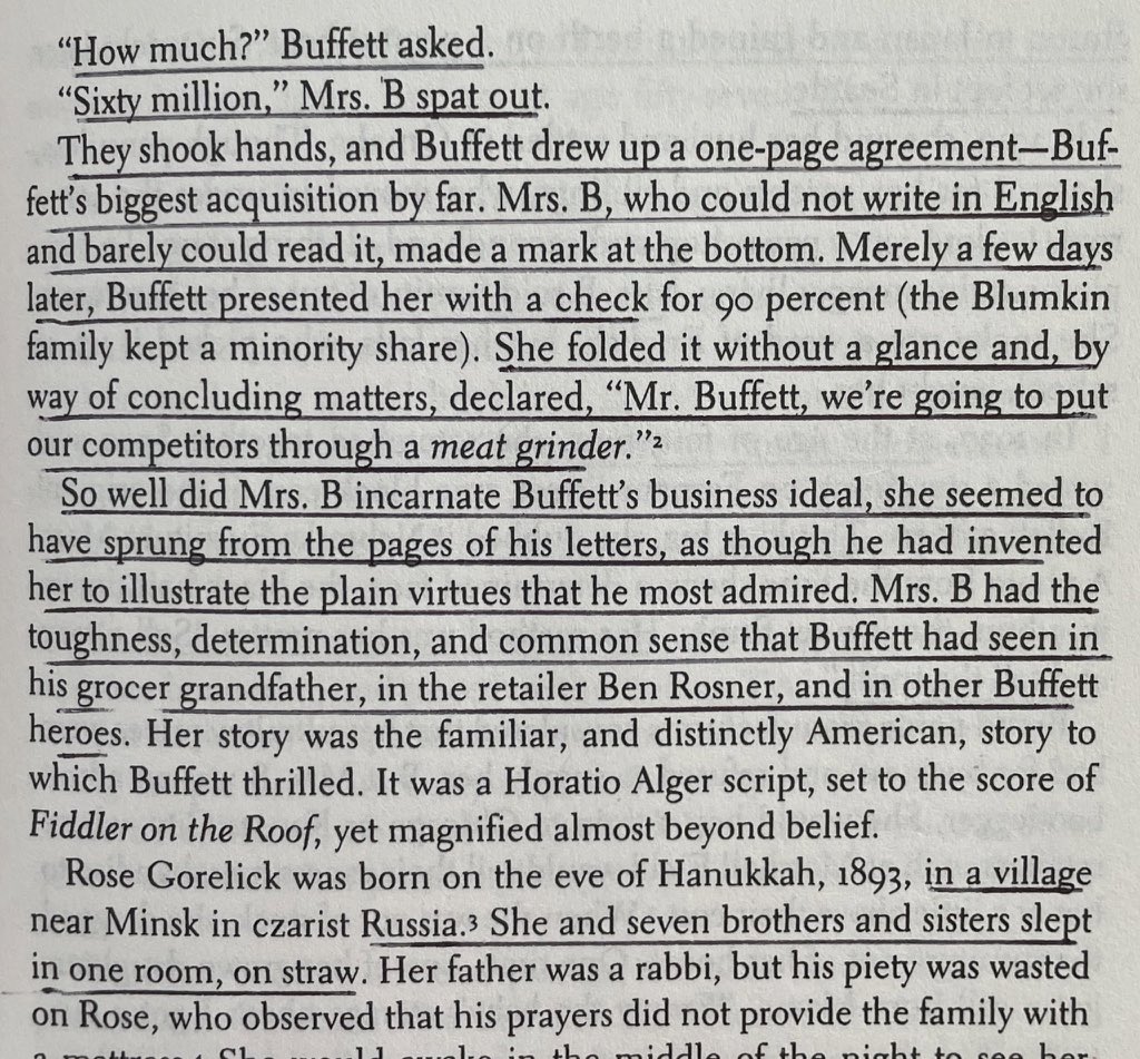 FoundersPodcast's tweet image. Buffett buys Mrs. B’s business: