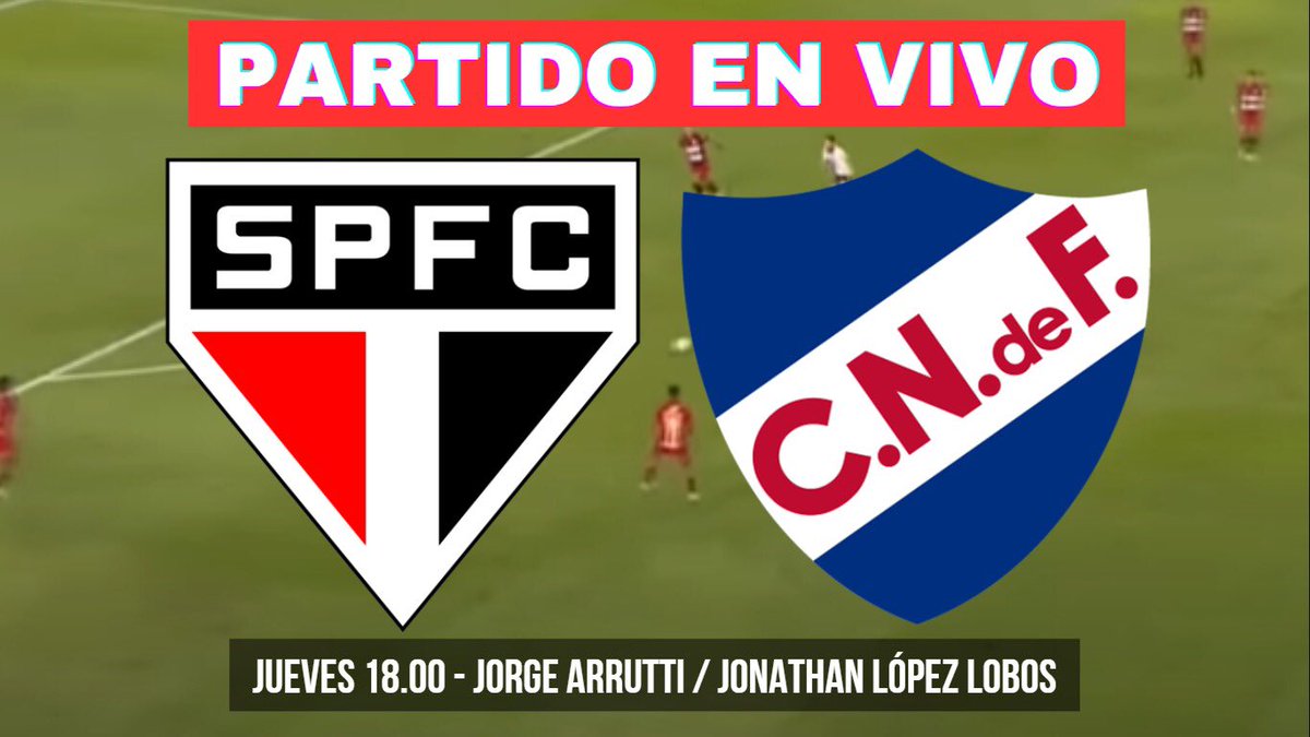 ® Σ |_ Δ ╥ Φ ® Σ § (@relatoresconvos) on Twitter photo ‼️🚨EN MINUTOS
🕦 18 HS | COPA LIBERTADORES🏆⚽️
Saõ Paulo 🆚 Nacional
Relata: @arrutti91
Comenta: <a href="/JohnnyLopezok/">Jonathan Lopez Lobos</a>
Sobran las opciones, pero siempre Relatorxs 🎙️⚡️
📲 relatores.com.ar
💻 youtube.com/live/zySHd5X35… ‼️🚨EN MINUTOS
🕦 18 HS | COPA LIBERTADORES🏆⚽️
Saõ Paulo 🆚 Nacional
Relata: @arrutti91
Comenta: <a href="/JohnnyLopezok/">Jonathan Lopez Lobos</a>
Sobran las opciones, pero siempre Relatorxs 🎙️⚡️
📲 relatores.com.ar
💻 youtube.com/live/zySHd5X35…