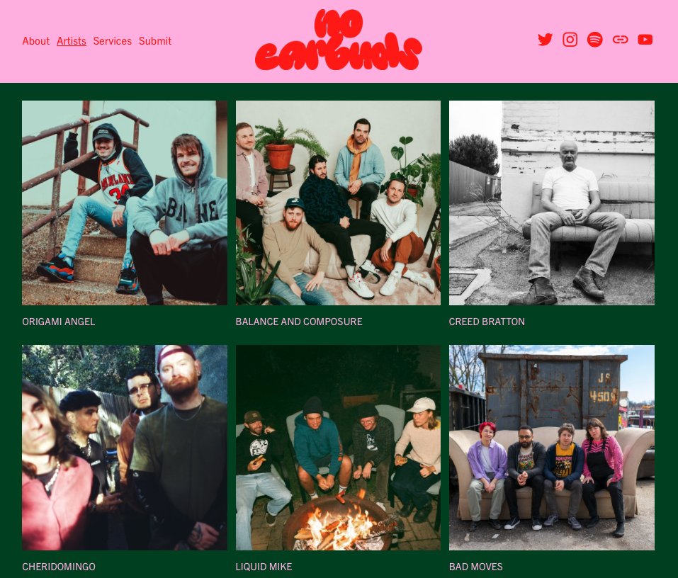 Gave noearbuds.com a lil makeover 💅✨