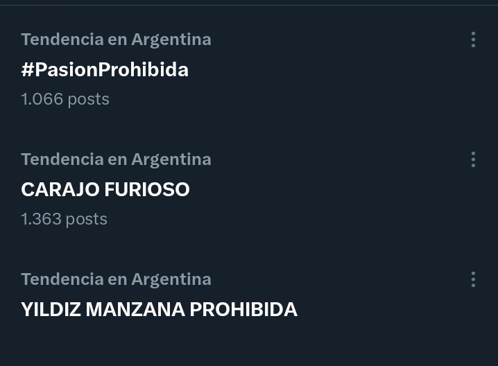 Doble tendencia para nosotros otra vez ♡ 

YILDIZ MANZANA PROHIBIDA #PasionProhibida
