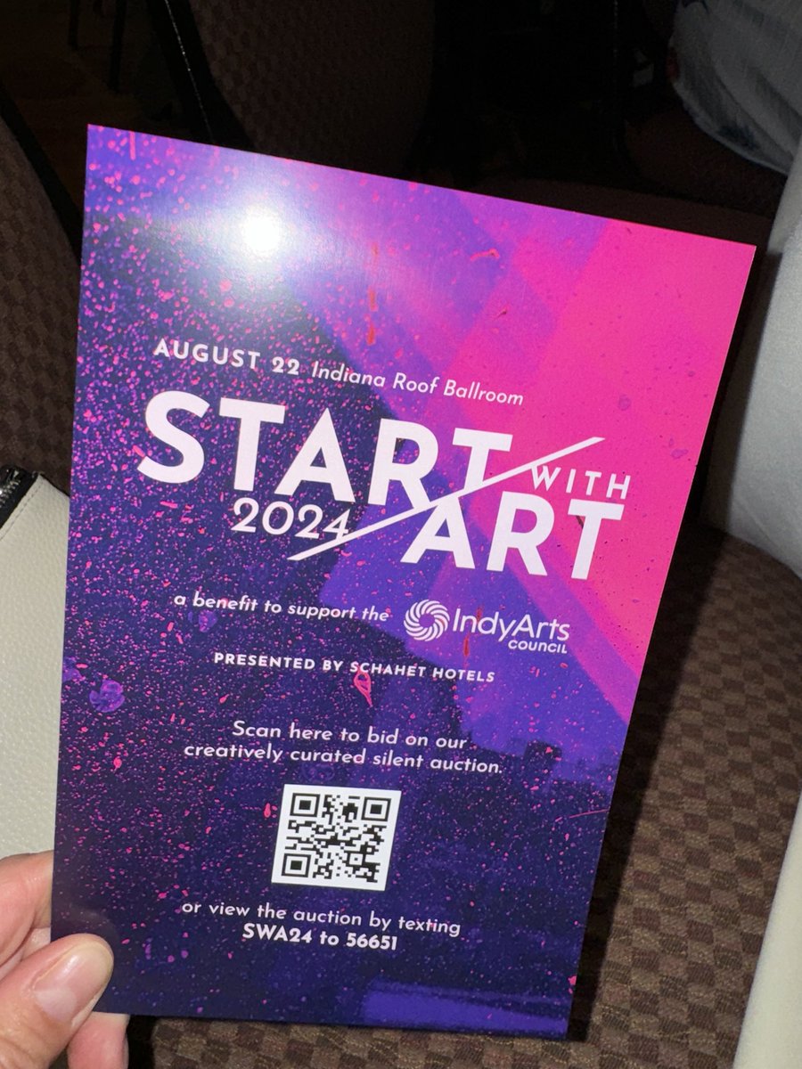 BrienneMarie's tweet photo. Start with Art! Supporting the Indianapolis Arts Council. https://t.co/sZoNx1zsrE