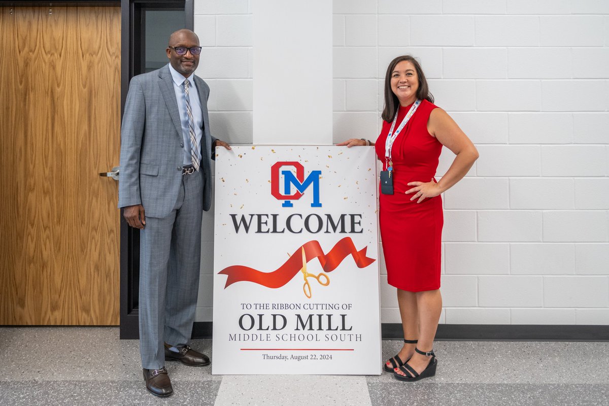 Old Mill Middle School South is an amazing facility! Thanks to all who came out today to celebrate the ribbon cutting! #AACPSFamilyi #BelongGrowSucceed <a href="/ommsaacps/">Old Mill Middle South</a>