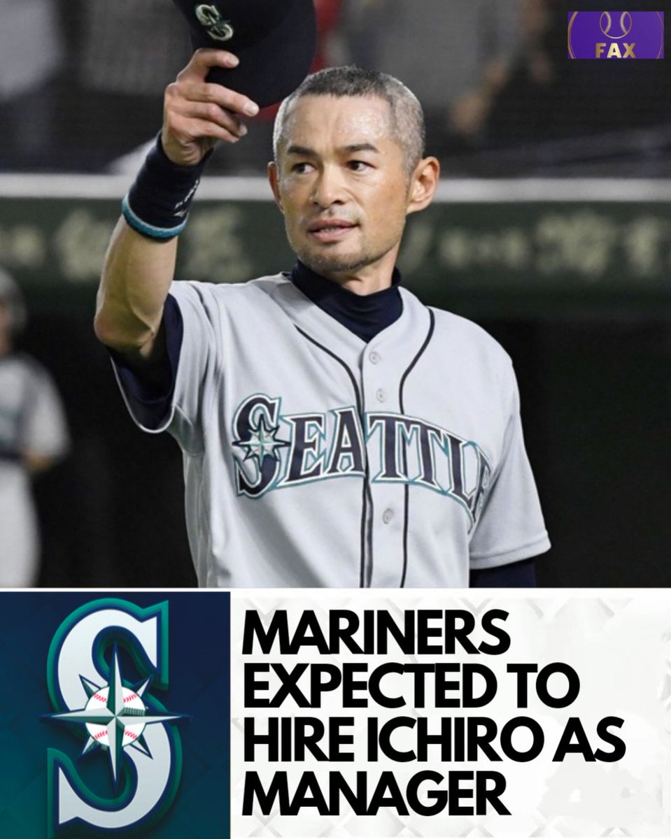 The Mariners are expected to hire Ichiro Suzuki as their next manager, per @mlb