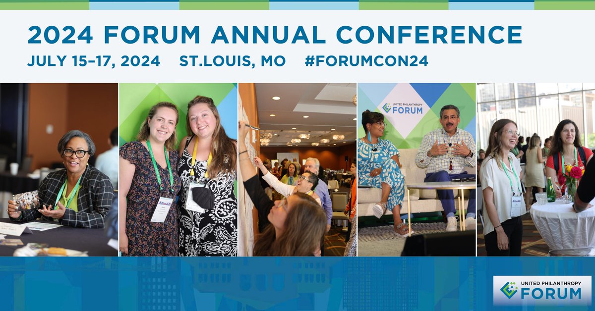 In July, the Forum network convened in St. Louis for #ForumCon24. We had a blast celebrating the transformative power of philanthropy! Check out the conference photos and relive the excitement and energy of the conference: bit.ly/3AAYiA7