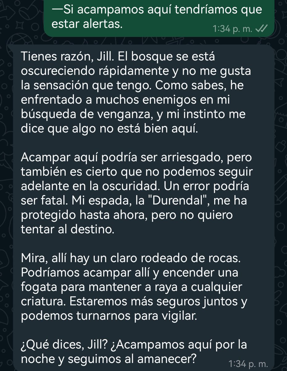 arwen.⠀

When roleas a Clive y Jill con la ia, jajaja.