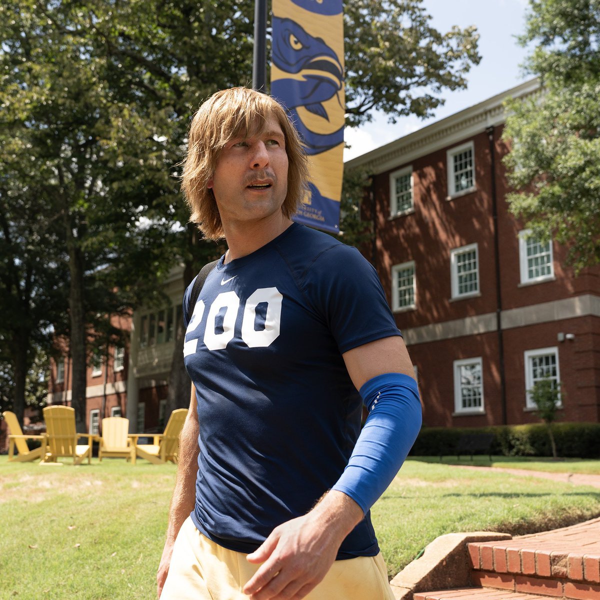 First look at Glen Powell in ‘CHAD POWERS’

The series follows a college quarterback whose career ends after bad behavior so he walks onto a struggling Southern football team disguised as the talented Chad Powers

Coming soon to Hulu.