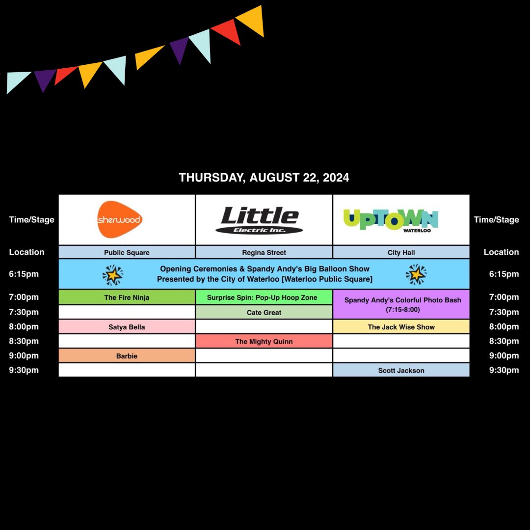 Sun Life Waterloo Busker Carnival tweet media