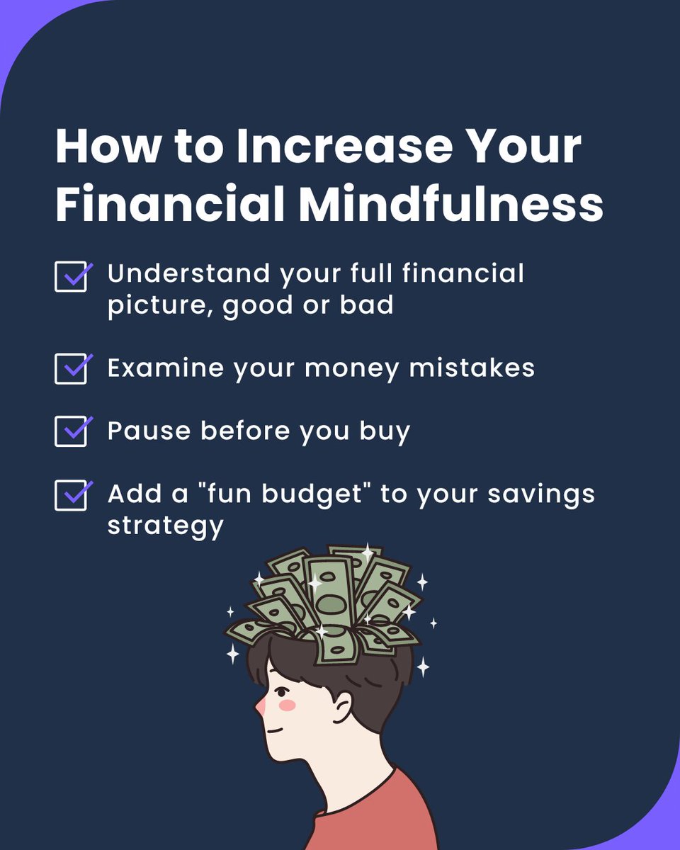 Ready to become more intentional with how you spend your hard-earned money? ✅ Incorporate these tips into your weekly money routine to begin improving financial mindfulness.