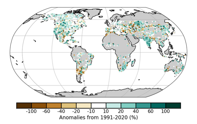 USGS's tweet photo. The 2023 State of the Climate Report is out! USGS scientists contributed a section on how lake volume is changing worldwide. Fluctuations can impact drinking water and agriculture.
Read the full report➡️https://t.co/5hC696cgvV
#WaterQuality #StateofClimate2023 #LakeLevels https://t.co/m01bCuAtmE