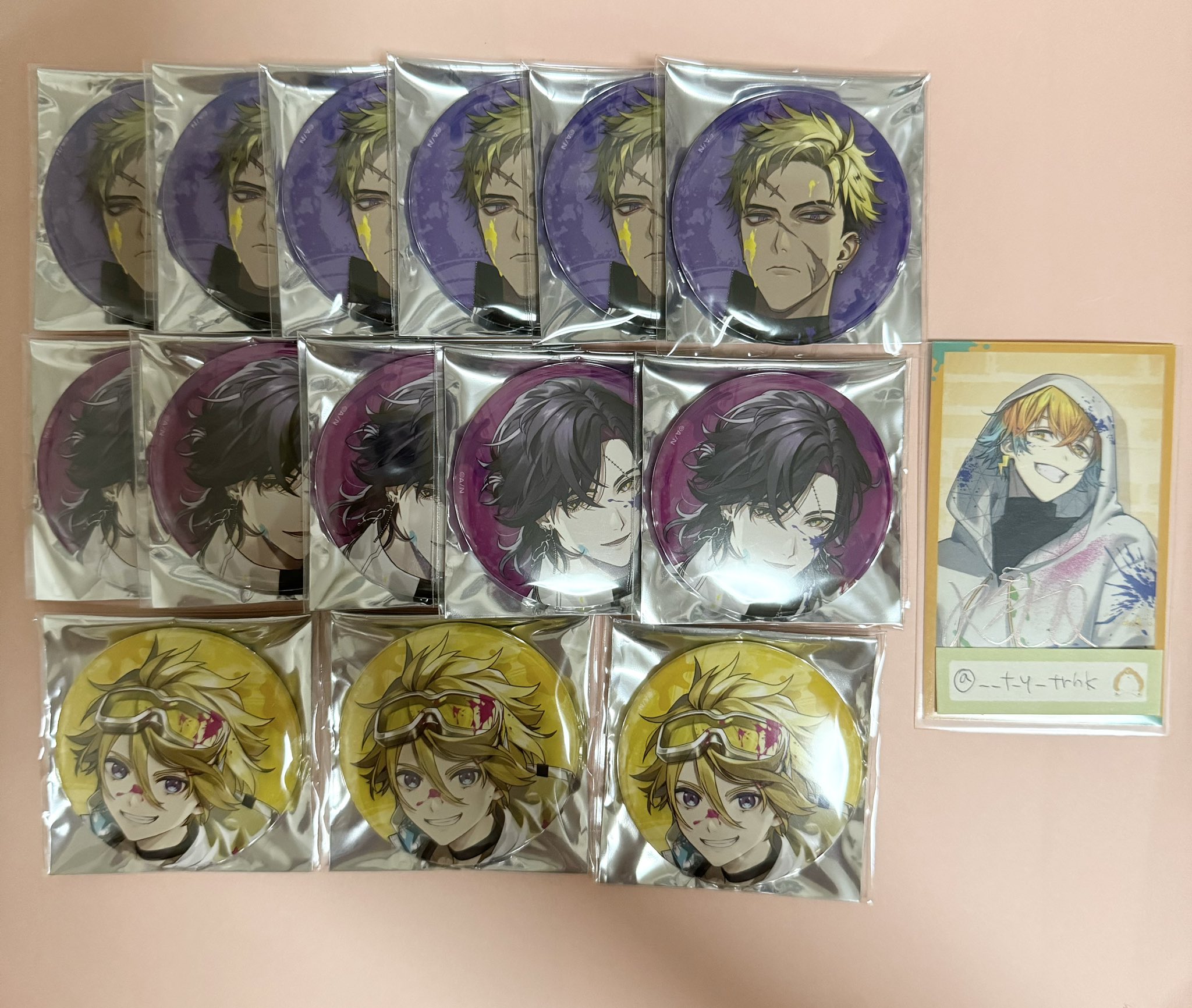 赤城ウェン HEROES 一周年 缶バッジ 64点 NIJISANJI ＆ NIJISANJI EN