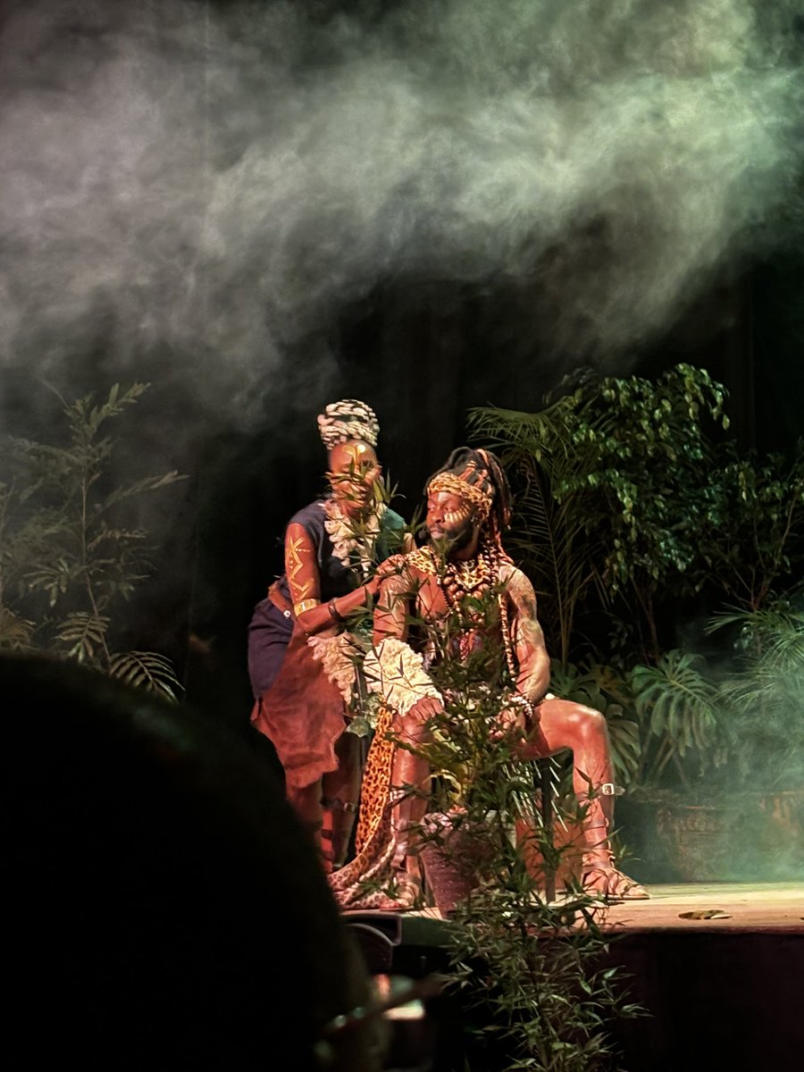 Gachara's tweet photo. Congratulations to @johnjumbi - Director, the cast and crew of the musical play #lwandaotero by @ArtChatterbox for a fantastic performance and a full house on your opening night. https://t.co/akdTHjGdBv