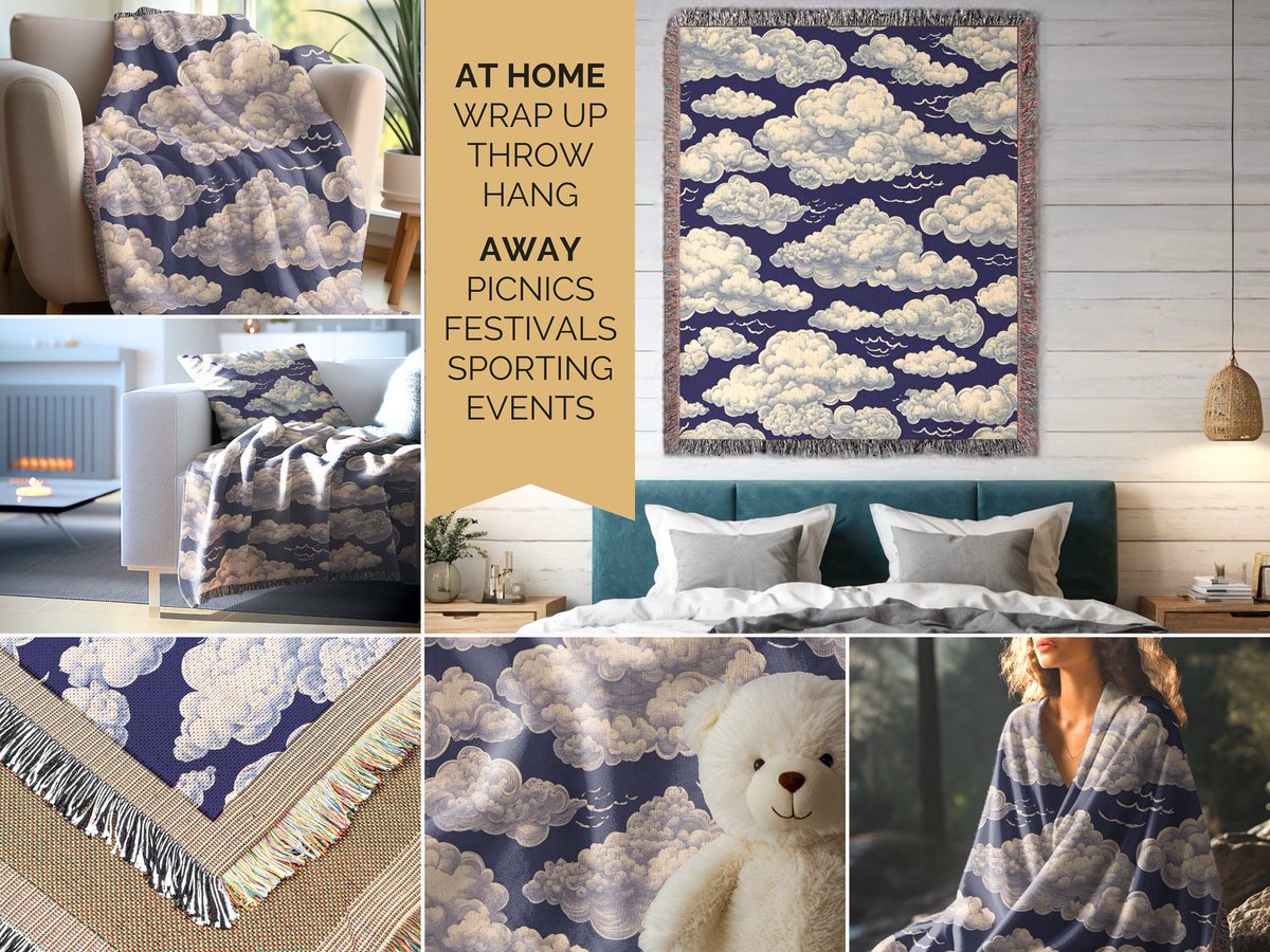 ThreadsChe57670's tweet image. 10-Hour Woven Blanket Sale! Get ready for Fall with our 100% Cotton Blankets Woven to Order. With 70% off, you can get one to your favorite person, get one for yourself, and still pay less than one normally priced blanket! #ThrowBlanket #CozyDecor #StadiumStyle #TrendyDecor