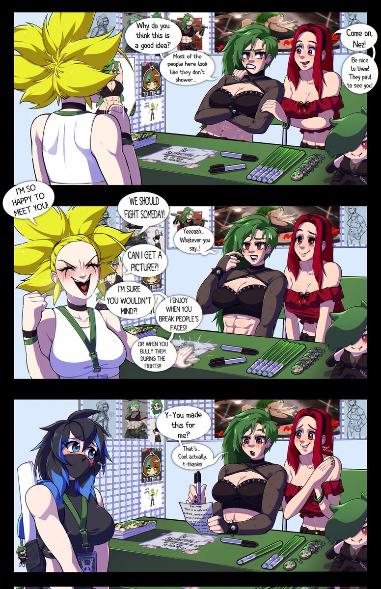 NL3 (@notlord3gan) on Twitter photo While Britany was preparing other ideas for Axuna and Rosie.
Taylor decided it would be nice to get Nerezza out of the ring and engaging with her audience!
Keratina: <a href="/ThuArts/">ThuArts (OPEN FOR BUSINESS!)</a>
Xing: <a href="/Acuriousbun/">Tina ๐</a>
Le Artist: <a href="/zuruppi180/">Zuruppi does art (N/SFW)๐ธ</a> While Britany was preparing other ideas for Axuna and Rosie.
Taylor decided it would be nice to get Nerezza out of the ring and engaging with her audience!
Keratina: <a href="/ThuArts/">ThuArts (OPEN FOR BUSINESS!)</a>
Xing: <a href="/Acuriousbun/">Tina ๐</a>
Le Artist: <a href="/zuruppi180/">Zuruppi does art (N/SFW)๐ธ</a>