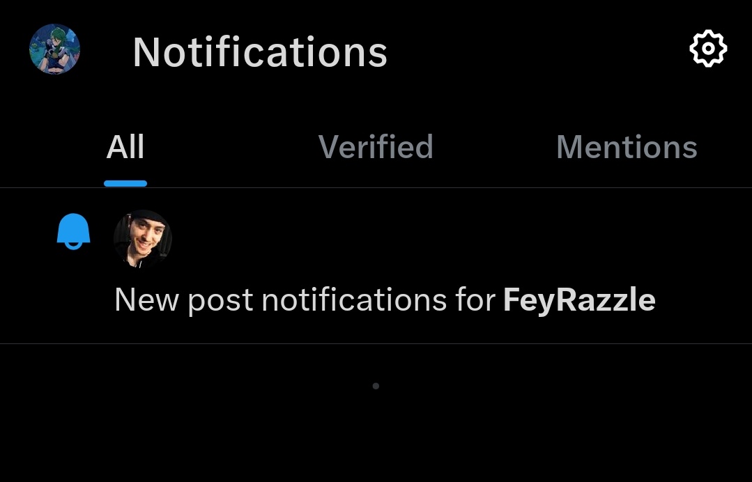 SolyNexus's tweet photo. I love how i rarely use X if ever, but i always get notified when @FeyRazzle posts.

i don't think about turning  notifications off cuz I'm glad to see him doing well every once in a while. https://t.co/FpTw2wplel